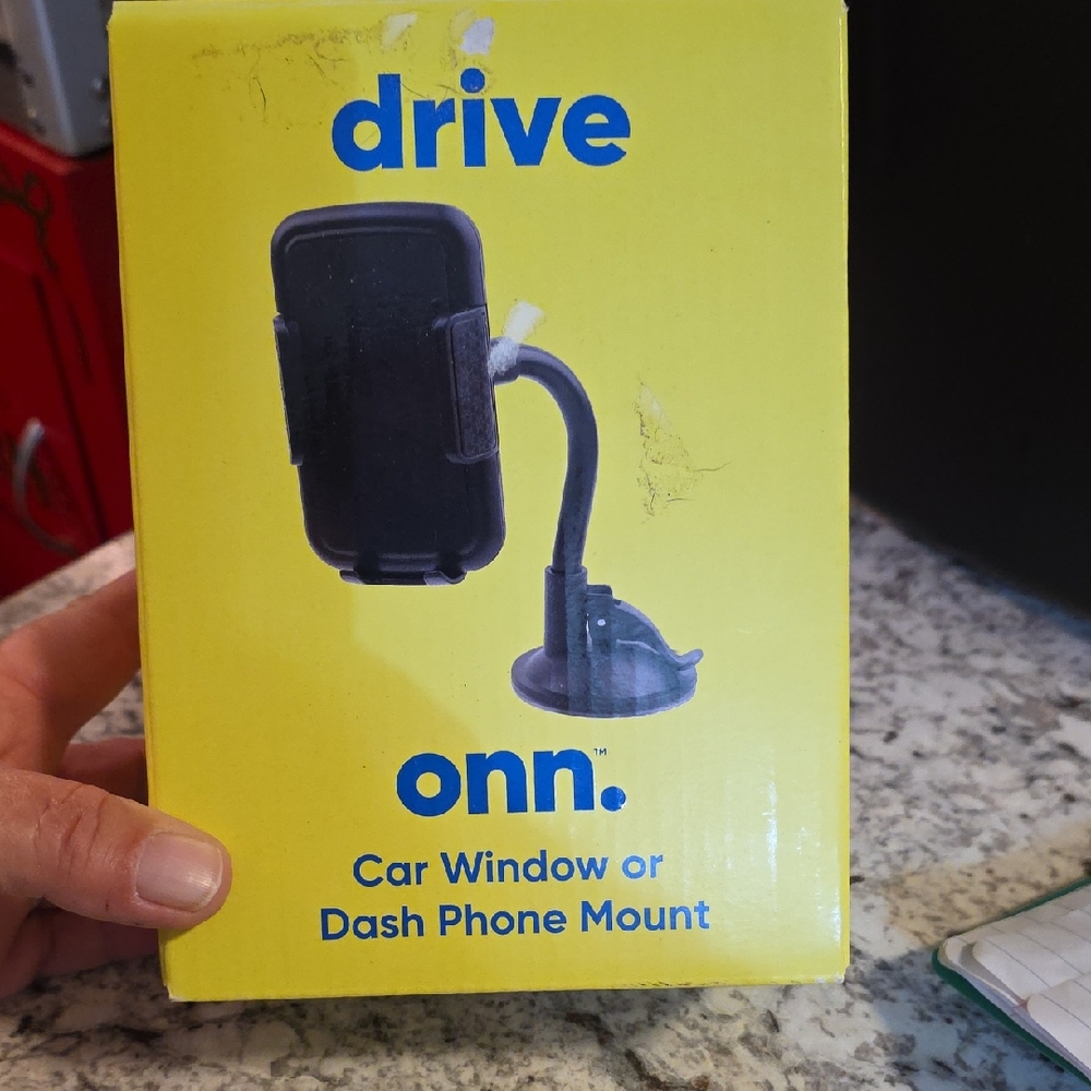 Onn Black Car Phone Holder